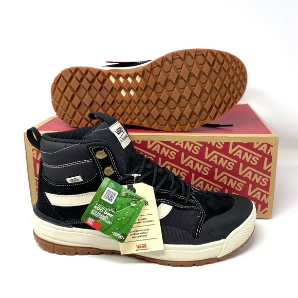 Vans Ultrarange Exo Hi MTE Shoes Boots Black Suede Womens Size 9.5 VN0A4UWJDW5 - Picture 2 of 10